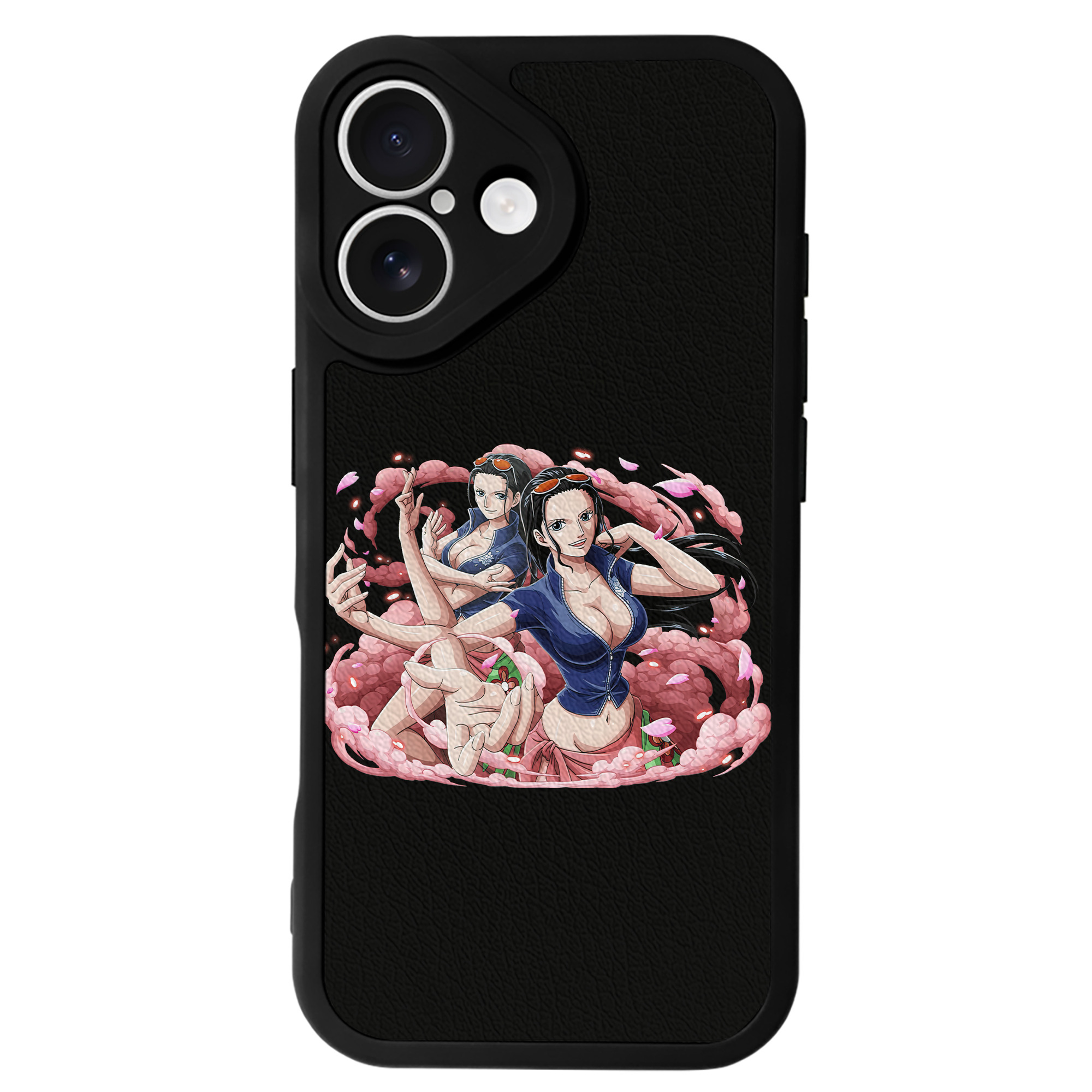 （画像用） ワンピース ニコ・ロビン ONE PIECE Nico Robin 【iPhone 16シリーズ対応】シリコンスマホケース（レザー調） 材質：シリコン